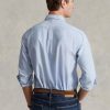 Chemises Oxford slim fit bleues Ralph Lauren pour hommes Chemises Oxford slim fit bleues Ralph Lauren pour hommes