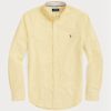 Chemises Oxford Slim Fit Ralph Lauren jaunes pour hommes