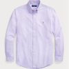 Chemises Oxford slim fit violettes Ralph Lauren pour hommes Chemises Oxford slim fit violettes Ralph Lauren pour hommes