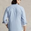 Chemises Oxford Western bleues Ralph Lauren pour hommes, coupe classique Chemises Oxford Western bleues Ralph Lauren pour hommes, coupe classique