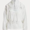 Coupe-vent blanc pliable Ripstop Ralph Lauren pour femme Coupe-vent blanc pliable Ripstop Ralph Lauren pour femme