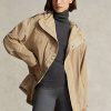 Coupe-vent déperlant Ripstop jaune Ralph Lauren pour femme Coupe-vent déperlant Ripstop jaune Ralph Lauren pour femme