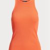 Débardeurs en coton côtelé orange Ralph Lauren pour femme
