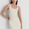 Débardeurs en coton mélangé crème Ralph Lauren pour femme