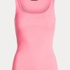 Débardeurs roses en coton mélangé Ralph Lauren pour femme