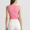 Débardeurs roses en coton mélangé Ralph Lauren pour femme