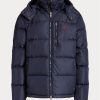 Doudounes imperméables bleu marine Ralph Lauren pour homme