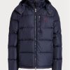 Doudounes imperméables bleu marine Ralph Lauren pour homme