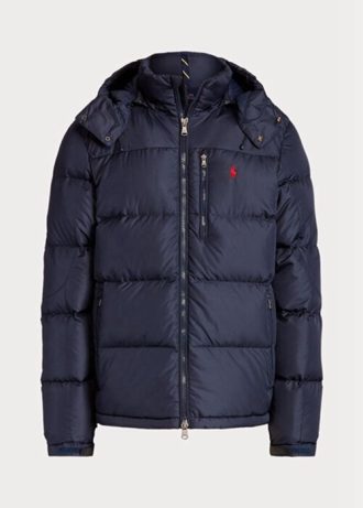 Doudounes imperméables bleu marine Ralph Lauren pour homme