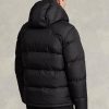Doudounes imperméables noires Ralph Lauren pour hommes