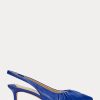 Escarpins à bride arrière en cuir nappa Lolah bleu marine Ralph Lauren pour femme Escarpins à bride arrière en cuir nappa Lolah bleu marine Ralph Lauren pour femme