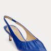 Escarpins à bride arrière en cuir nappa Lolah bleu marine Ralph Lauren pour femme Escarpins à bride arrière en cuir nappa Lolah bleu marine Ralph Lauren pour femme