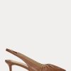Escarpins à bride arrière en cuir nappa Lolah de Ralph Lauren marron pour femme Escarpins à bride arrière en cuir nappa Lolah de Ralph Lauren marron pour femme