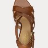 Escarpins en cuir bruni Gisella de Ralph Lauren pour femmes Escarpins en cuir bruni Gisella de Ralph Lauren pour femmes