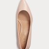 Escarpins en cuir nappa rose clair Ralph Lauren Lanette pour femmes
