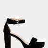 Escarpins en velours noirs Sylvia Ralph Lauren pour femmes