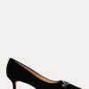 Escarpins noirs en velours Ralph Lauren Amory pour femmes