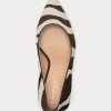 Escarpins Ralph Lauren Lanette en cuir de veau chocolat pour femmes