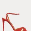 Escarpins rouges en daim de chèvre Kandice Ralph Lauren pour femmes Escarpins rouges en daim de chèvre Kandice Ralph Lauren pour femmes