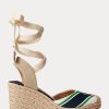 Espadrille en toile bleu marine Ralph Lauren Paislee pour femme
