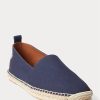 Espadrille en toile monogrammée Bowsworth bleu marine pour homme Ralph Lauren Espadrille en toile monogrammée Bowsworth bleu marine pour homme Ralph Lauren