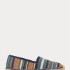 Espadrille jacquard tissée à la main multicolore Ralph Lauren pour homme Espadrille jacquard tissée à la main multicolore Ralph Lauren pour homme