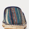 Espadrille jacquard tissée à la main multicolore Ralph Lauren pour homme Espadrille jacquard tissée à la main multicolore Ralph Lauren pour homme