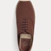 Espadrille à lacets en toile marron Ralph Lauren pour femme Espadrille à lacets en toile marron Ralph Lauren pour femme