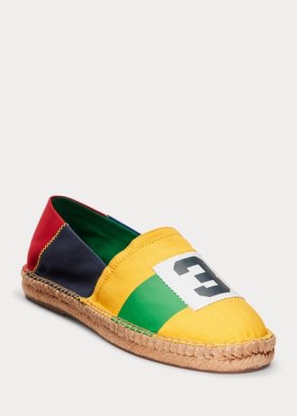 Chaussures décontractées multicolores pour hommes Ralph Lauren Cevio CP-93 à blocs de couleurs