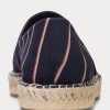 Espadrille rayée bleu marine pour homme Ralph Lauren Cevio Crest Espadrille rayée bleu marine pour homme Ralph Lauren Cevio Crest