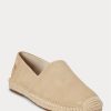 Espadrilles en daim Ralph Lauren Cevio pour hommes beiges Espadrilles en daim Ralph Lauren Cevio pour hommes beiges