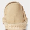 Espadrilles en daim Ralph Lauren Cevio pour hommes beiges Espadrilles en daim Ralph Lauren Cevio pour hommes beiges