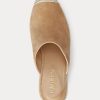 Espadrilles en daim Ralph Lauren Pennie pour femmes kaki Espadrilles en daim Ralph Lauren Pennie pour femmes kaki