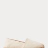 Espadrilles en toile Ralph Lauren blanches pour hommes Espadrilles en toile Ralph Lauren blanches pour hommes