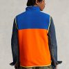 Gilet en polaire brossée multicolore à blocs de couleurs Ralph Lauren pour homme Gilet en polaire brossée multicolore à blocs de couleurs Ralph Lauren pour homme