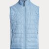 Gilet hybride bleu à col montant Ralph Lauren pour homme Gilet hybride bleu à col montant Ralph Lauren pour homme