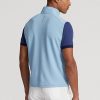 Gilet hybride bleu à col montant Ralph Lauren pour homme Gilet hybride bleu à col montant Ralph Lauren pour homme