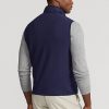 Gilet hybride à col montant bleu marine Ralph Lauren pour homme Gilet hybride à col montant bleu marine Ralph Lauren pour homme