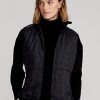 Gilet hybride noir à col montant et fermeture éclair Ralph Lauren pour femme Gilet hybride noir à col montant et fermeture éclair Ralph Lauren pour femme