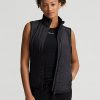 Gilet hybride Ralph Lauren noir à fermeture éclair intégrale pour femme Gilet hybride Ralph Lauren noir à fermeture éclair intégrale pour femme