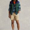 Gilet imperméable en duvet style western Ralph Lauren bleu marine pour homme