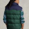 Gilet imperméable en duvet style western Ralph Lauren bleu marine pour homme