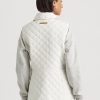 Gilet matelassé en losanges Ralph Lauren crème pour femme Gilet matelassé en losanges Ralph Lauren crème pour femme