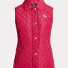 Gilet matelassé rose Ralph Lauren pour femme Gilet matelassé rose Ralph Lauren pour femme