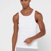 Gilet ras du cou blanc Ralph Lauren Essential pour homme Gilet ras du cou blanc Ralph Lauren Essential pour homme