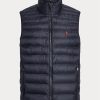 Gilet sans manches pliable Ralph Lauren bleu marine pour homme