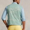 Gilet utilitaire chino Ralph Lauren Mint pour homme Gilet utilitaire chino Ralph Lauren Mint pour homme