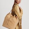Grand sac à main Andie en nubuck Ralph Lauren pour femme Grand sac à main Andie en nubuck Ralph Lauren pour femme