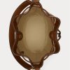Grand sac à main Andie en toile Ralph Lauren pour femme, beige/bleu marine à rayures Grand sac à main Andie en toile Ralph Lauren pour femme, beige/bleu marine à rayures