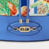 Grand sac à main Andie Ralph Lauren pour femme, kaki/bleu Nouvelle-Angleterre, monogramme Grand sac à main Andie Ralph Lauren pour femme, kaki/bleu Nouvelle-Angleterre, monogramme